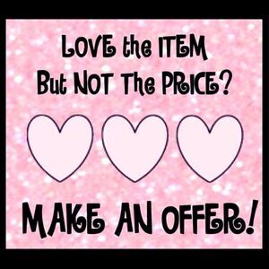 Reasonable offers welcome!! 